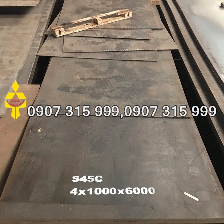 THÉP TẤM S45C DÀY 4LY, 4MM, 4LI